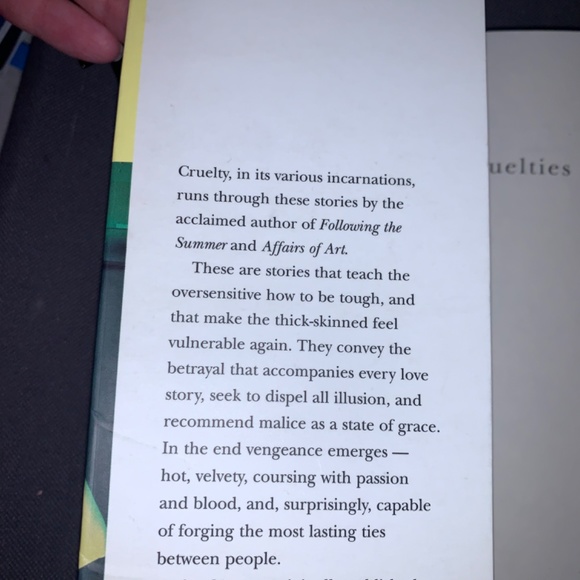 Short stories by Lise Bissonnette, Cruelties, 1998, softcover - Picture 2 of 4